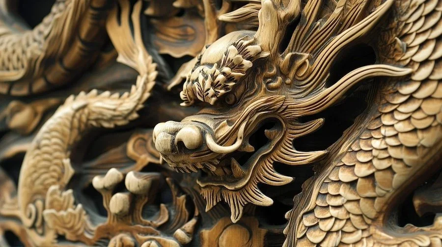Wood Dragon Feng
